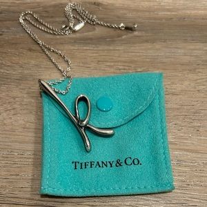 Tiffany & Co. Elsa Peretti alphabet necklace